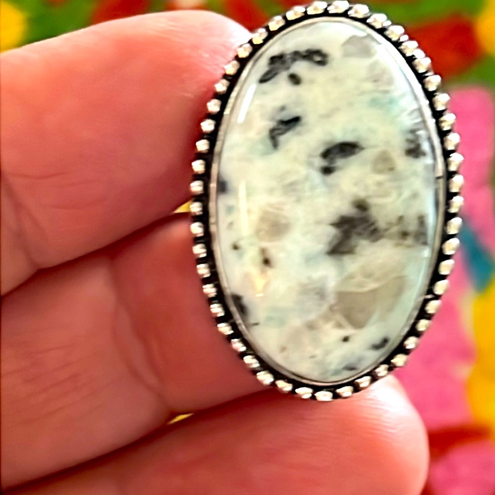 925 stone ring size 9